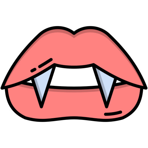 Fangs Generic Outline Color Icon