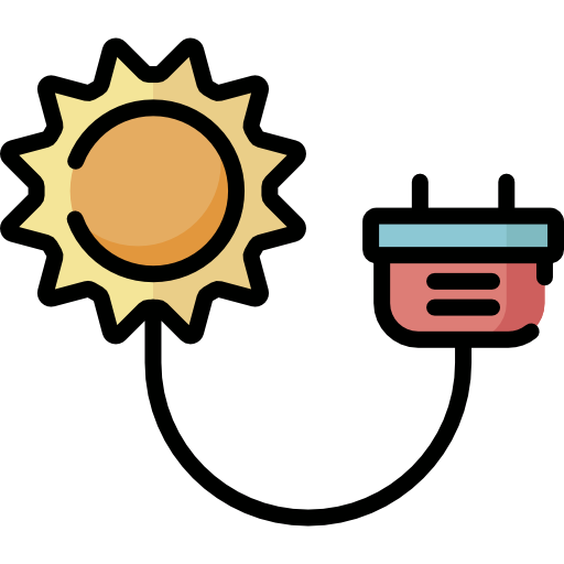 Enchufe solar - Iconos gratis de tecnología