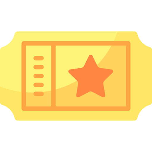 Ticket Special Flat icon