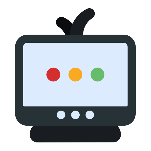 télévision Icône gratuit télévision Icône gratuit