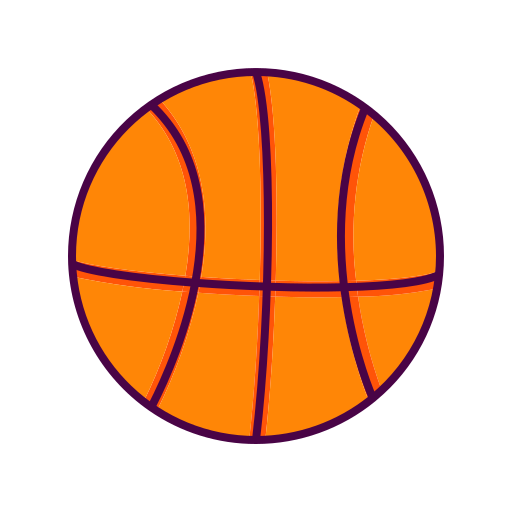 Basketball Generic Outline Color icon