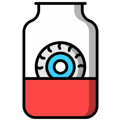 tarro de ojos icono gratis