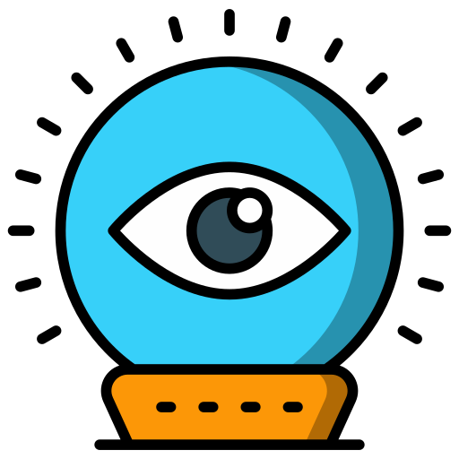 bola de cristal icono gratis