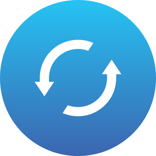 flecha circular icono gratis