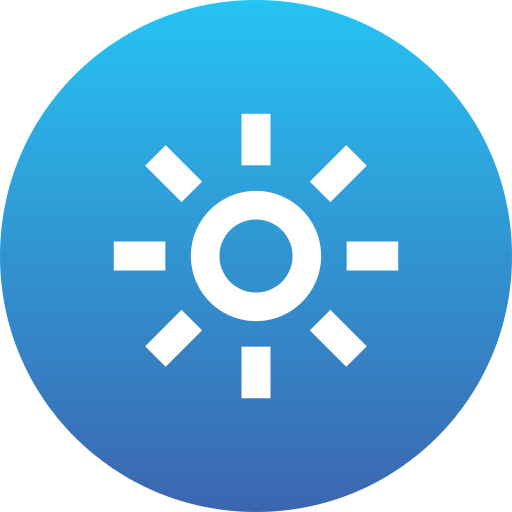 Brightness Generic Flat Gradient icon