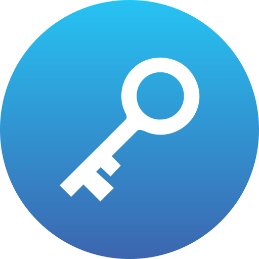 Key Generic Flat Gradient icon