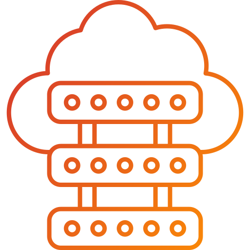 servidor en la nube icono gratis