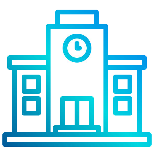 School Xnimrodx Lineal Gradient Icon