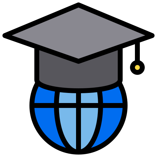 gorro de graduación icono gratis