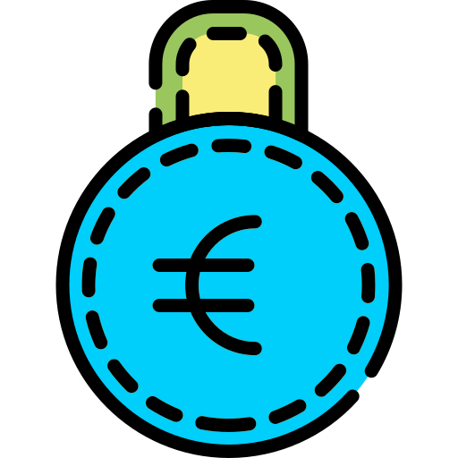 signo de euro icono gratis