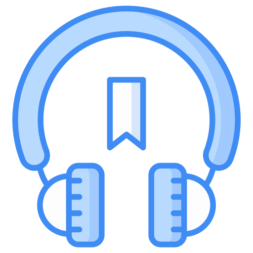 Audio book Generic Blue icon