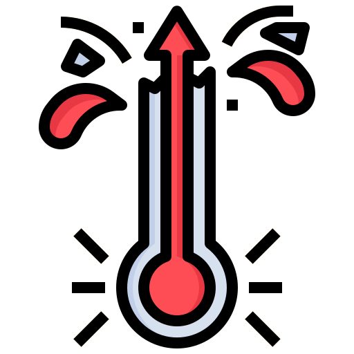 extreme temperature symbol