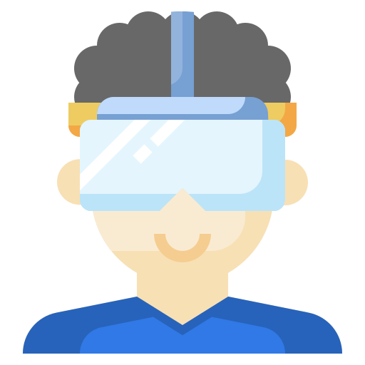gafas de realidad virtual icono gratis