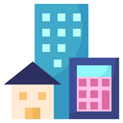 bienes raíces icono gratis