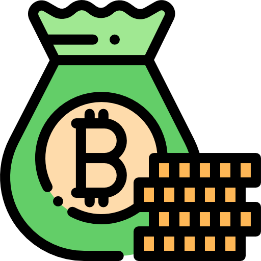 bolsa de dinero icono gratis