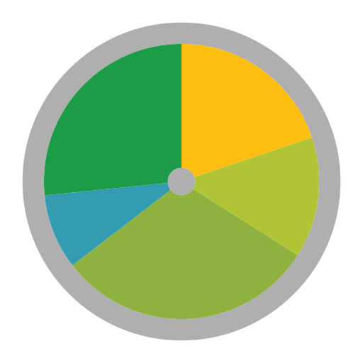 gráfico circular icono gratis