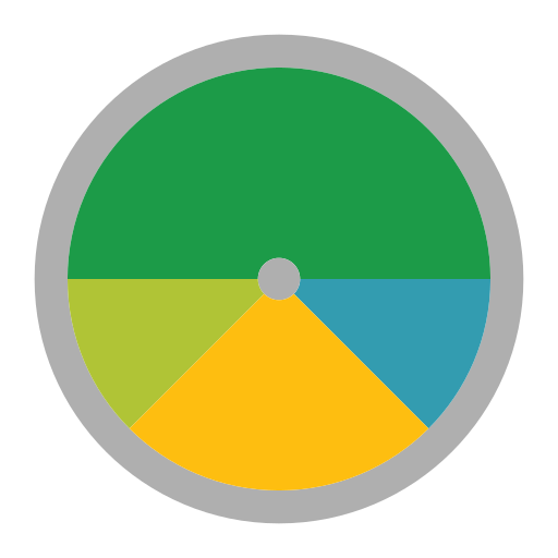 gráfico circular icono gratis