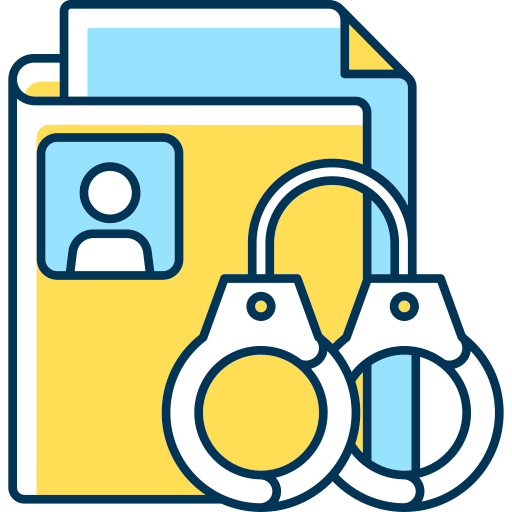 Criminal database free icon