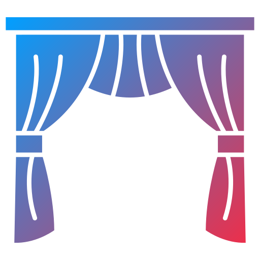 Curtains Generic Flat Gradient icon