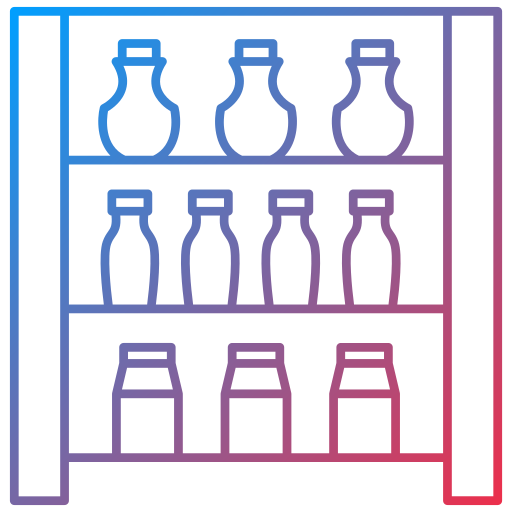 estantería icono gratis