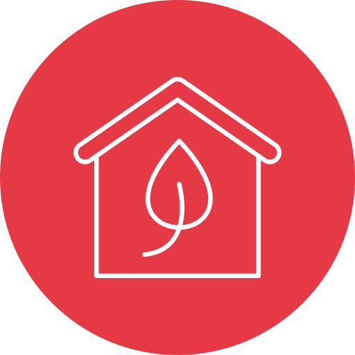 hogar ecológico icono gratis