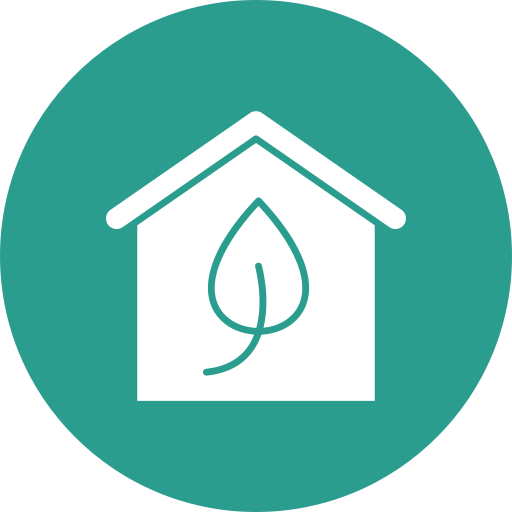 hogar ecológico icono gratis