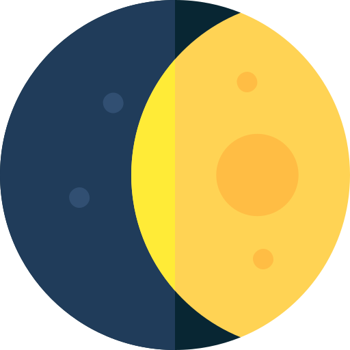 lua crescente grátis ícone