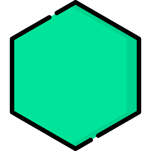 hexagon transparent background