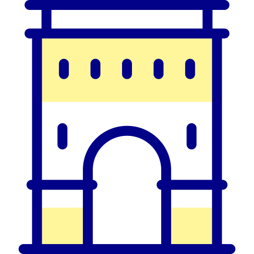 arco del triunfo icono gratis