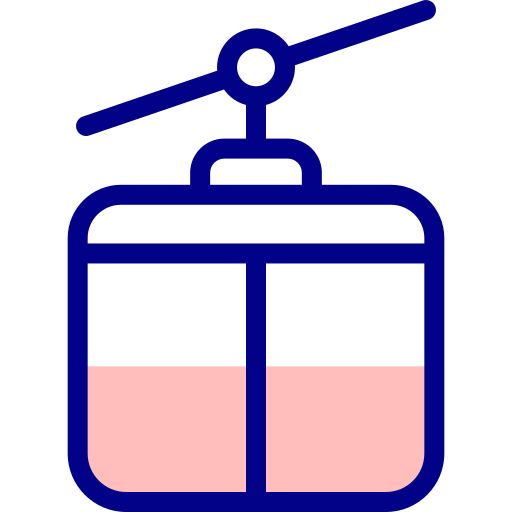 cabina de teleférico icono gratis