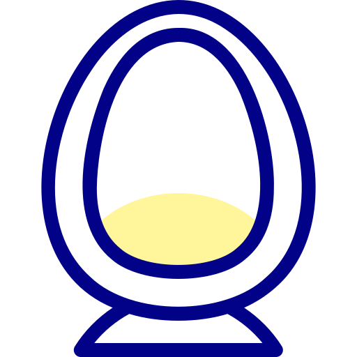 silla egg icono gratis