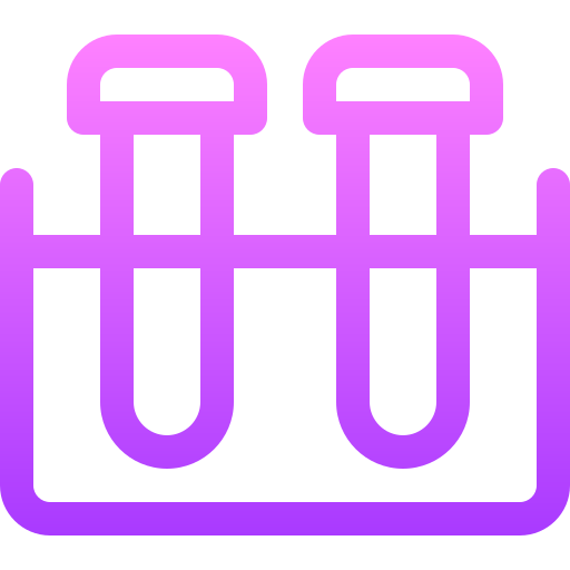 Blood test Basic Gradient Lineal color icon