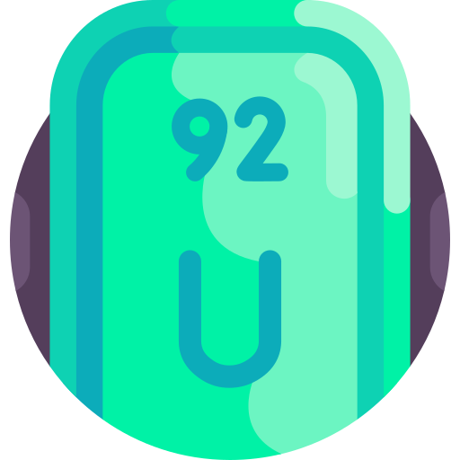 uranio icono gratis