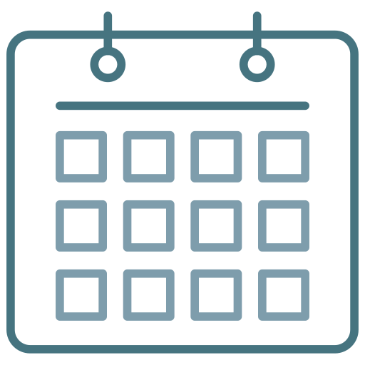 calendário grátis ícone