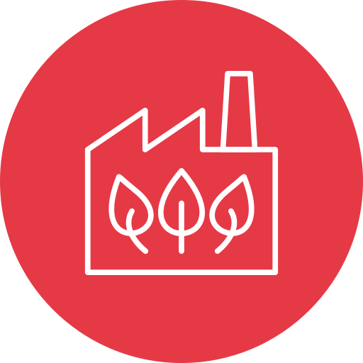 Eco factory Generic Flat icon