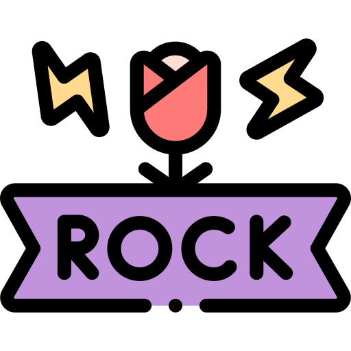 rock and roll icono gratis