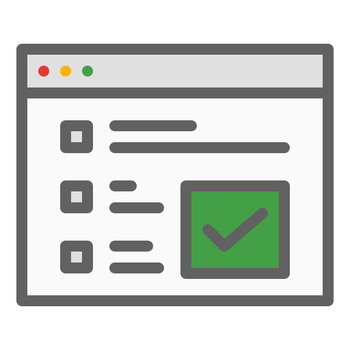 Check Box Generic Outline Color Icon