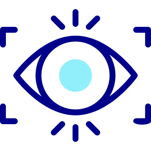 escaneo de ojos icono gratis