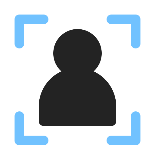 Face detection Generic Flat icon