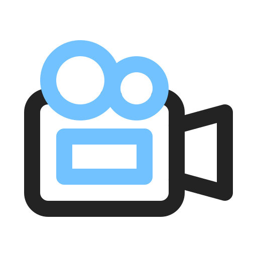 grabación de vídeo icono gratis