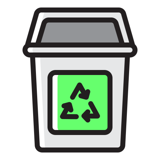 papelera de reciclaje icono gratis