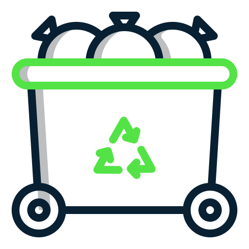 papelera de reciclaje icono gratis