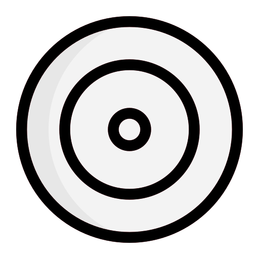 Bullseye Generic Outline Color icon