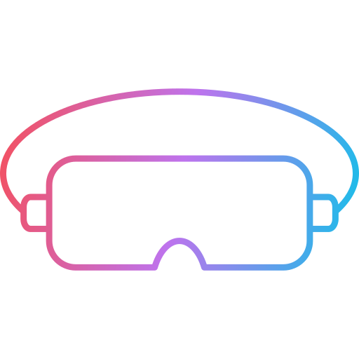 gafas de realidad virtual icono gratis