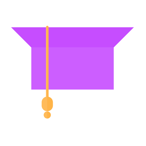 sombrero de graduado icono gratis