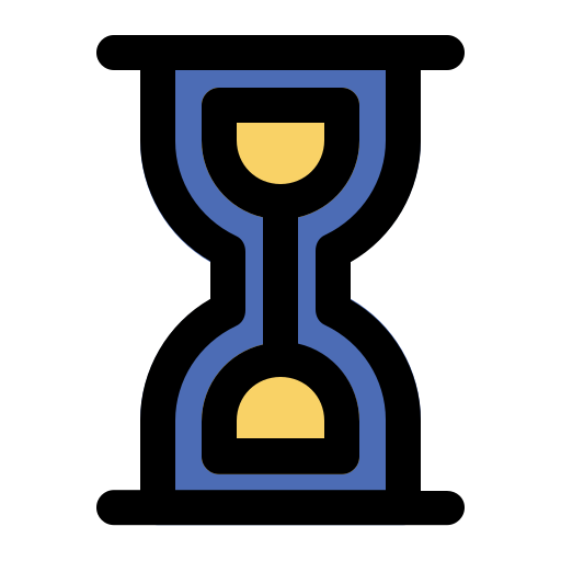 Hourglass Generic Outline Color icon