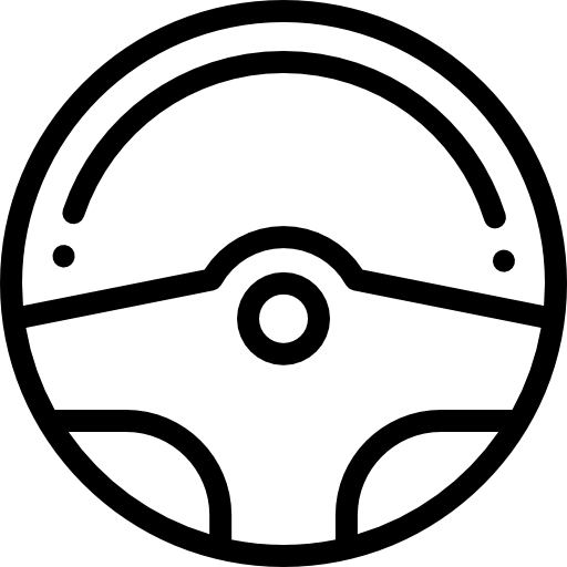 Steering wheel free icon