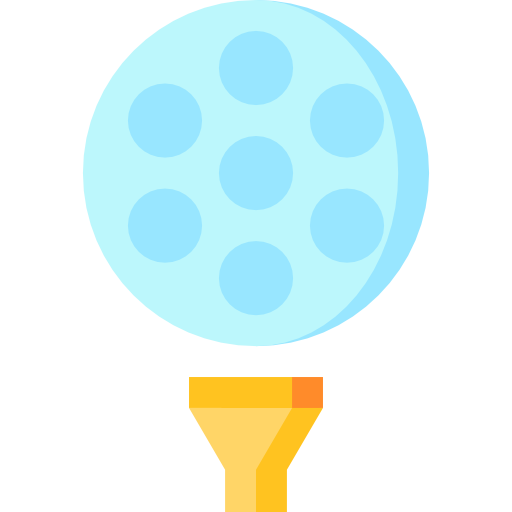 pelota de golf icono gratis