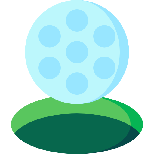 pelota de golf icono gratis