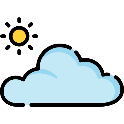 Cloudy Special Lineal color icon